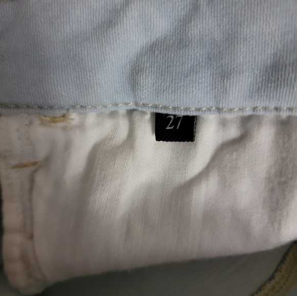 7 For All Mankind Ultra High Rise Skinny Ankle Jeans No Filter Peretti Size 27 - Picture 8 of 9